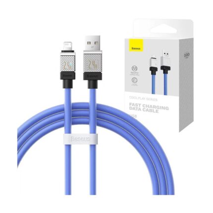 cable baseus coolplay usb a to lightning 1m