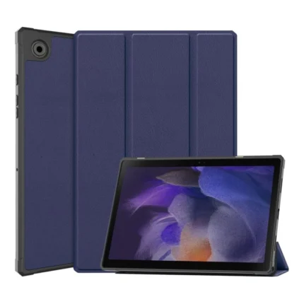 book case for samsung tab a8 blue