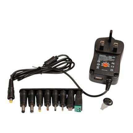 universal power adapter 3 12v 30w 8pcs dc tips