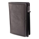 women's rfid blocking wallet large capacity long wallet with wrist strap pink