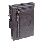 women's rfid blocking wallet large capacity long wallet with wrist strap pink