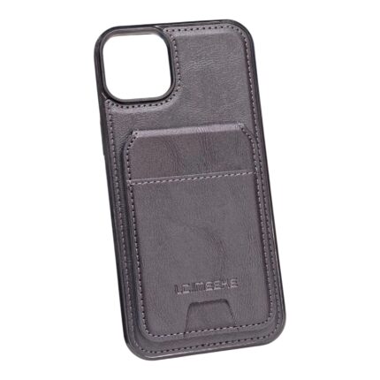 back case for iphone 12/12 pro w magnetic card holder black